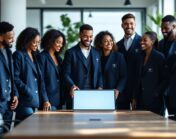 découvrez notre veste personnalisée brodée d'un logo, idéale pour renforcer l'esprit d'équipe et l'identité professionnelle au travail.