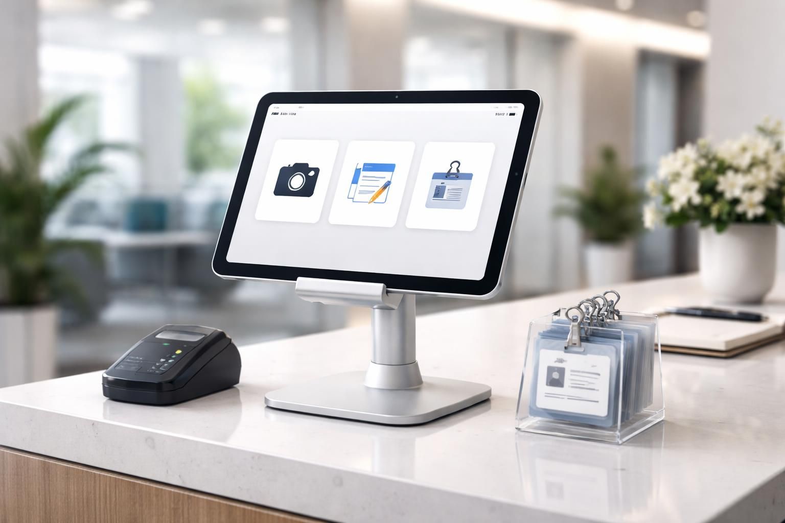 découvrez comment transformer votre ipad en borne visiteurs interactive avec gestion nda, badges et photos pour un accueil professionnel et sécurisé.