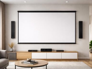 Audio : intégrer sonorisation autour d’un écran de projection proprement