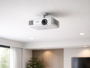 Installation plafond : faire propre avec un vidéoprojecteur Acer et câbles cachés