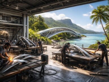 MDOI, la métallerie de l&rsquo;Océan Indien : des projets innovants qui redéfinissent le paysage local