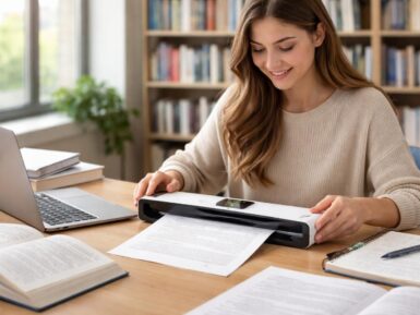 Scanner portable recto verso : un outil pratique pour les étudiants et les chercheurs