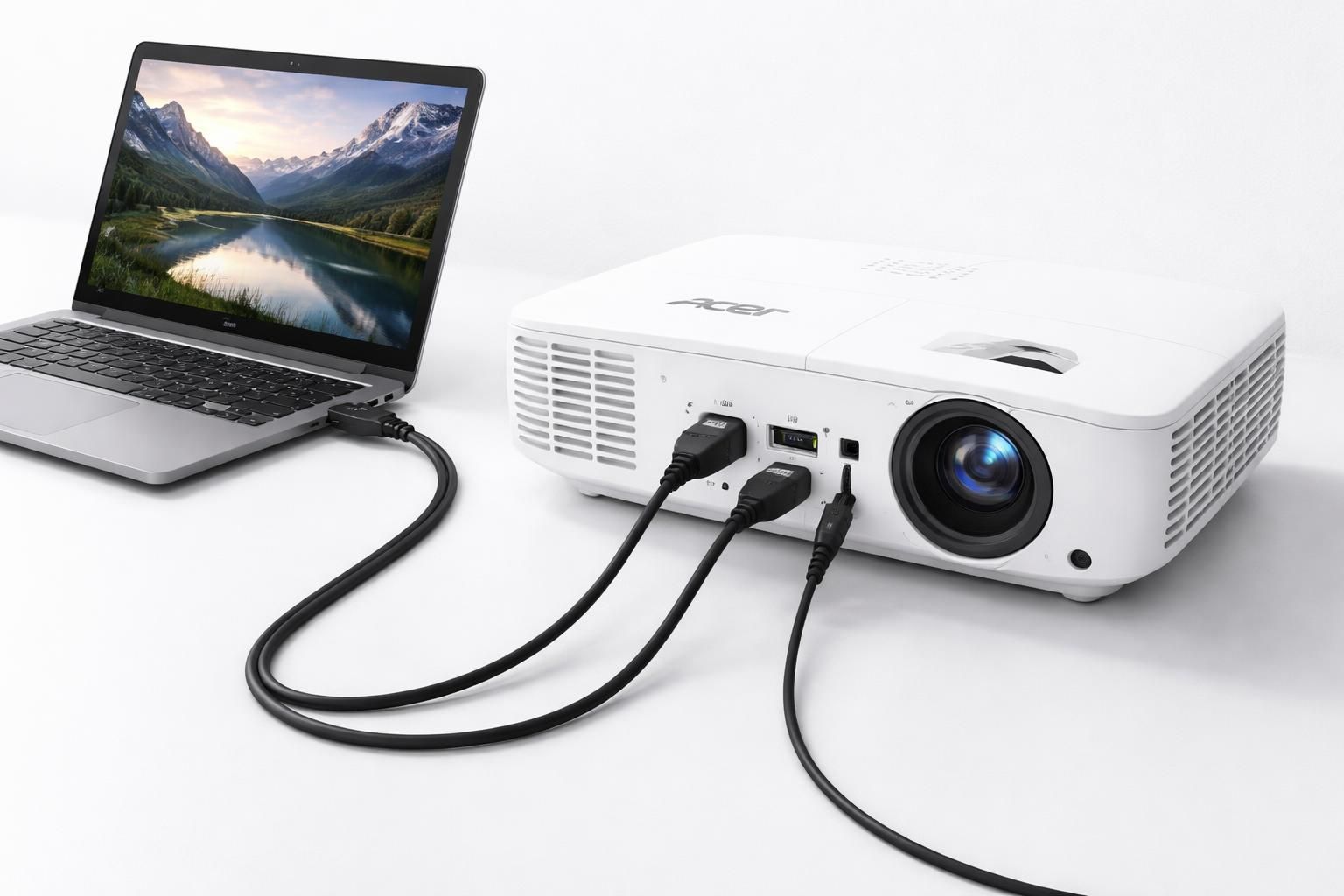 découvrez comment brancher facilement un vidéoprojecteur acer pour une visio et un audio sans décalage grâce à un schéma simple et clair.