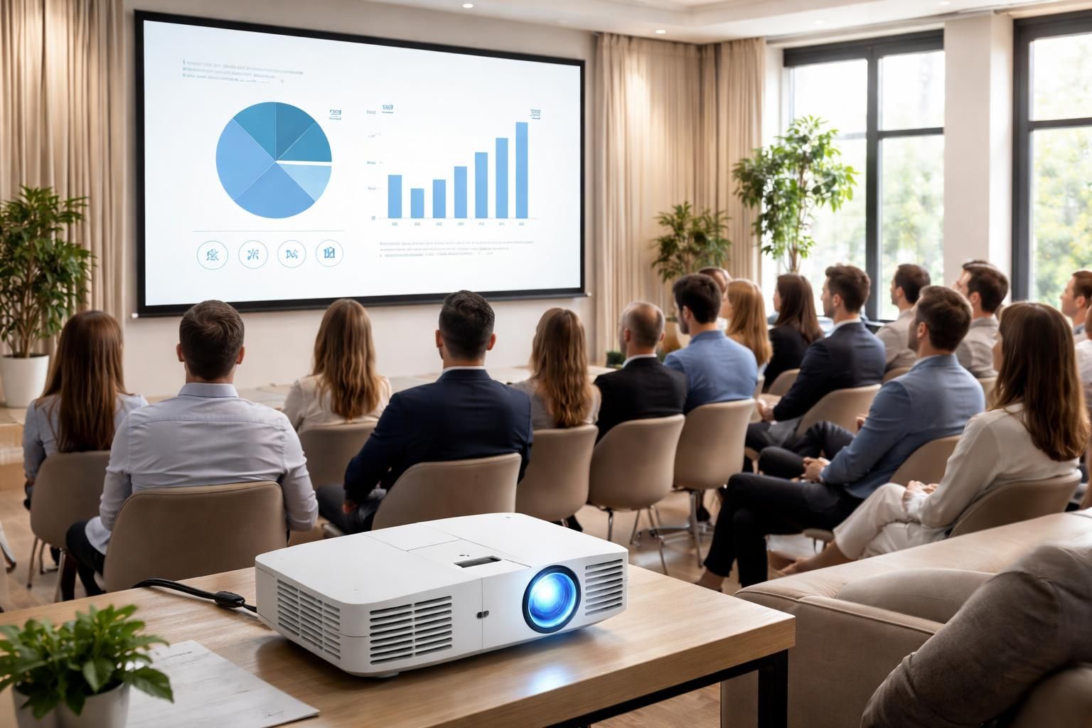 découvrez notre sélection des 5 meilleurs vidéoprojecteurs led adaptés pour des groupes de 10 à 20 personnes, alliant qualité d'image et performance pour toutes vos présentations.